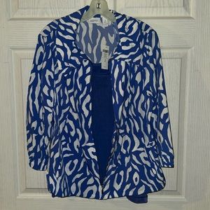 NEVER WORN Chico’s Jacket & TANK TOP!